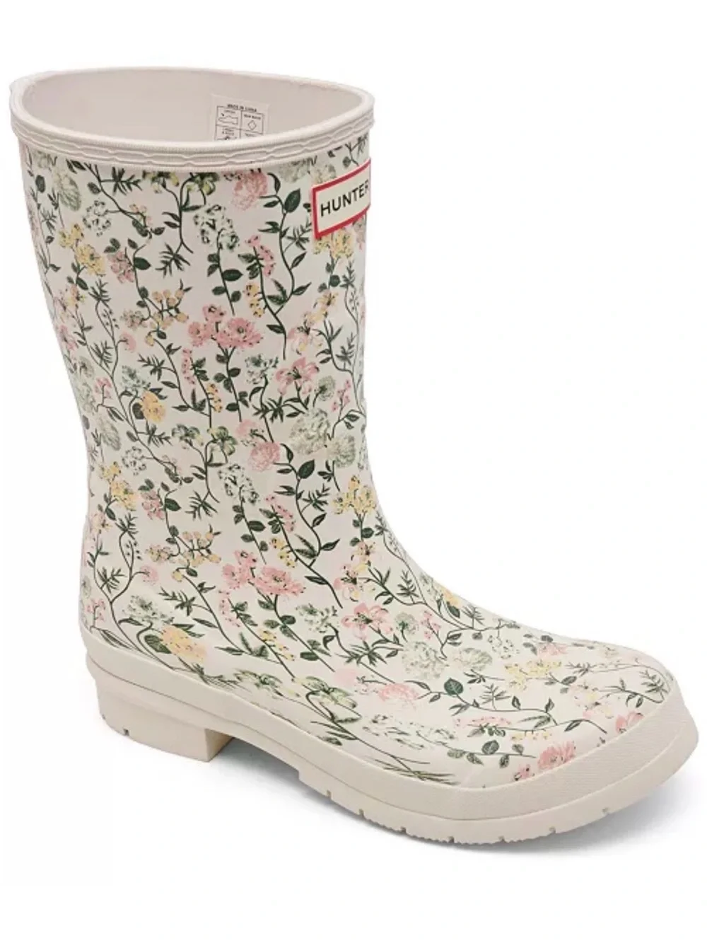 (Ew)Hunter Women's Floral Tall waterproof Rain Boots